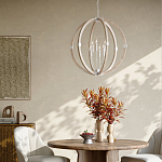 Подвесной светильник из дерева в форме сферы Eco Light варинант исполнения - 4 | Loft Concept в Санкт-петербурге