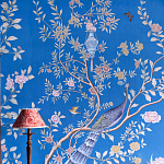 Обои ручная роспись Houghton Canton Blue варинант исполнения - 6 | Loft Concept в Санкт-петербурге