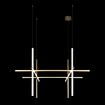 Люстра с 6-ю цилиндрическими плафонами на тонких тросах Trumpet tube варинант исполнения - 7 | Loft Concept в Санкт-петербурге