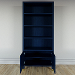 Книжный Стеллаж Elsa Dreams Blue с задней стенкой варинант исполнения - 4 | Loft Concept в Санкт-петербурге