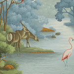 Обои ручная роспись African Savannah Eden варинант исполнения - 1 | Loft Concept в Санкт-петербурге