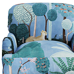 Дизайнерское классической формы на колесиках Trumann Armchair варинант исполнения - 4 | Loft Concept в Санкт-петербурге