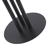 Настольная лампа с тремя прозрачными куполообразными плафонами и черным металлическим основанием Flos Wireline Lighting варинант исполнения - 2 | Loft Concept в Санкт-петербурге