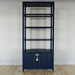 Стеллаж со стеклянными полками Elsa Dreams Blue варинант исполнения - 6 | Loft Concept в Санкт-петербурге