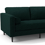 Мебельная ткань Шенилл темно-зеленый цвет 138 см T4-36 варинант исполнения - 10 | Loft Concept в Санкт-петербурге