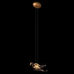 Подвесной светильник с прозрачной стеклянной птичкой Serip Voa варинант исполнения - 3 | Loft Concept в Санкт-петербурге