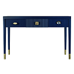 Дизайнерский Письменный стол Elsa Dreams Blue с тремя ящиками варинант исполнения - 5 | Loft Concept в Санкт-петербурге