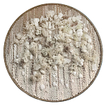 Круглый Вязанный Гобелен Абстракция Breath of Mist Wall Hanging варинант исполнения - 3 | Loft Concept в Санкт-петербурге