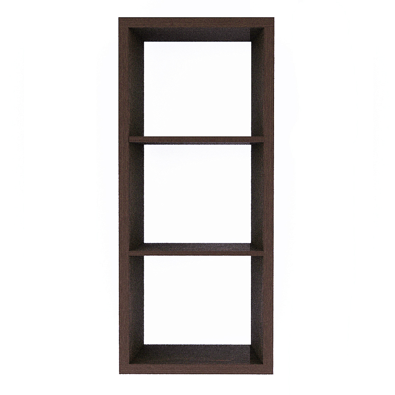 Полка-модуль для книг Primo длина 60 Темный дуб Древесина Черный в Санкт-петербурге | Loft Concept 