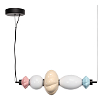 Подвесной светильник фигруный с керамическими элементами 18W LED Fragrant Light варинант исполнения - 3 | Loft Concept в Санкт-петербурге