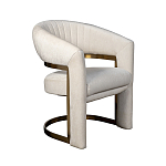 Полукресло Valbonne Chair cream velour варинант исполнения - 2 | Loft Concept в Санкт-петербурге