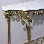 Консоль бронзовая с мраморной столешницей Bronze De Console варинант исполнения - 2 | Loft Concept в Санкт-петербурге