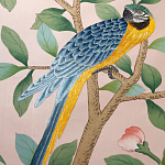 Обои ручная роспись Amazonia Florence Pink dyed silk варинант исполнения - 7 | Loft Concept в Санкт-петербурге