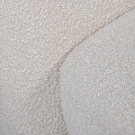 Кресло без подлокотников с обивкой из белой ткани букле Pacification варинант исполнения - 5 | Loft Concept в Санкт-петербурге