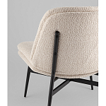 Кресло лаунж Tail молочный варинант исполнения - 3 | Loft Concept в Санкт-петербурге