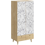 Шкаф с принтом Cotton варинант исполнения - 1 | Loft Concept в Санкт-петербурге