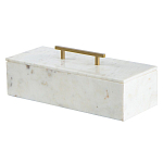 Шкатулка из белого мрамора Save Time варинант исполнения - 1 | Loft Concept в Санкт-петербурге