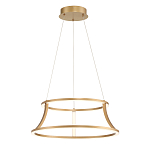 Люстра золотого цвета с 2-мя светодиодными кольцами Eurofase варинант исполнения - 2 | Loft Concept в Санкт-петербурге