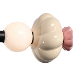 Подвесной светильник линейный с керамическими элементами 24W LED Fragrant Light варинант исполнения - 6 | Loft Concept в Санкт-петербурге