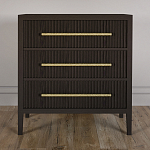 Комод Primo с 3 выдвижными ящиками Темный орех варинант исполнения - 1 | Loft Concept в Санкт-петербурге