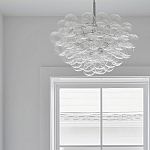 Люстра круглая со стеклянными шарами Airy Chandelier варинант исполнения - 4 | Loft Concept в Санкт-петербурге