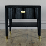 Прикроватная тумбочка с ящиком Elsa Dreams Black варинант исполнения - 5 | Loft Concept в Санкт-петербурге