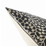 Подушка декоративная черного цвета Blossom Essence Grace варинант исполнения - 3 | Loft Concept в Санкт-петербурге