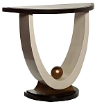 Консоль на полукруглой основе Stylish Pearl варинант исполнения - 1 | Loft Concept в Санкт-петербурге