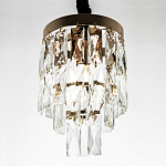 Подвесной светильник с прямоугольными хрустальными подвесками Lunet Crystal Rectangulars Pendant Light 2 варинант исполнения - 3 | Loft Concept в Санкт-петербурге