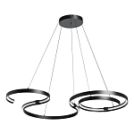 Люстра подвесная светодиодная в виде волнообразной ленты Ribbon Vortex варинант исполнения - 2 | Loft Concept в Санкт-петербурге