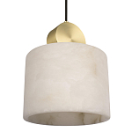 Подвесной светильник с круглым мраморным плафоном Marble square варинант исполнения - 5 | Loft Concept в Санкт-петербурге