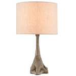 Настольная лампа с корпусом в виде дерева Gray Concrete Trunk варинант исполнения - 3 | Loft Concept в Санкт-петербурге