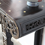 Черная резная консоль в Китайском стиле из массива Black Dragon Console варинант исполнения - 4 | Loft Concept в Санкт-петербурге