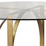 Стол обеденный круглый с основанием из 2-х пересекающихся колец Modern Geometric Silhouette варинант исполнения - 1 | Loft Concept в Санкт-петербурге