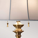 Торшер цвета латунь с белым текстильным абажуром Feiss варинант исполнения - 5 | Loft Concept в Санкт-петербурге