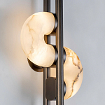 Бра  с фигурным мраморным рассеивателем Spiral of Warm Light варинант исполнения - 3 | Loft Concept в Санкт-петербурге