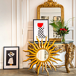 Зеркало-солнце круглое с золотыми с лучами Rays of Peace варинант исполнения - 3 | Loft Concept в Санкт-петербурге