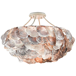 Потолочный светильник с каскадным абажуром из ракушек Sea Ravens варинант исполнения - 2 | Loft Concept в Санкт-петербурге
