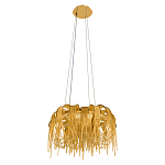 Люстра подвесная круглая с изогнутыми металлическими дугами и ниспадающими цепочками 65 см Atlantis Chain варинант исполнения - 4 | Loft Concept в Санкт-петербурге