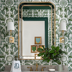 Зеркало в золотой раме Arched Mirror варинант исполнения - 3 | Loft Concept в Санкт-петербурге