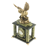 Часы настольные из натурального камня с декором в виде орла Eagle Stone Clock варинант исполнения - 10 | Loft Concept в Санкт-петербурге