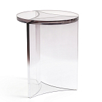 Стол журнальный круглый Acrylic Аether Smoke варинант исполнения - 1 | Loft Concept в Санкт-петербурге