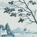 Обои ручная роспись Views of Italy Mare Verde варинант исполнения - 3 | Loft Concept в Санкт-петербурге