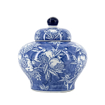 Ваза с крышкой в китайском стиле Гранатовое дерево Blooming Pomegranate варинант исполнения - 8 | Loft Concept в Санкт-петербурге