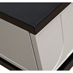 Тумбочка прикроватная с ящиком черно-серого цвета Noble Nightstand варинант исполнения - 5 | Loft Concept в Санкт-петербурге