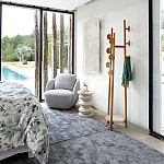 Полукруглое кресло из обивки меланж Halle Melange Armchair варинант исполнения - 4 | Loft Concept в Санкт-петербурге