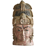 Арт-объект на стену Маска из массива акации Acacia Mask варинант исполнения - 5 | Loft Concept в Санкт-петербурге