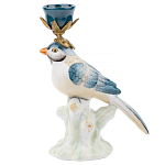 Фарфоровый подсвечник с птицей Eden Garden варинант исполнения - 1 | Loft Concept в Санкт-петербурге