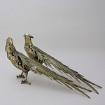 Статуэтка бронзовая пара Фазаны Bronze Birds варинант исполнения - 2 | Loft Concept в Санкт-петербурге
