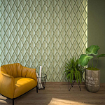 Гипсовая 3D панель с принтографией PM-102 варинант исполнения - 2 | Loft Concept в Санкт-петербурге